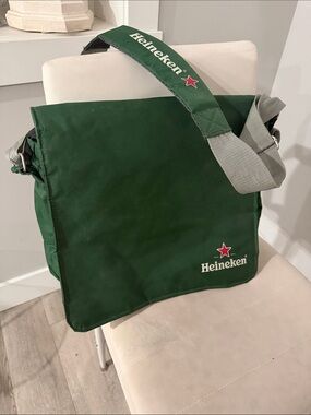 Dark Green Messenger Bag for Men